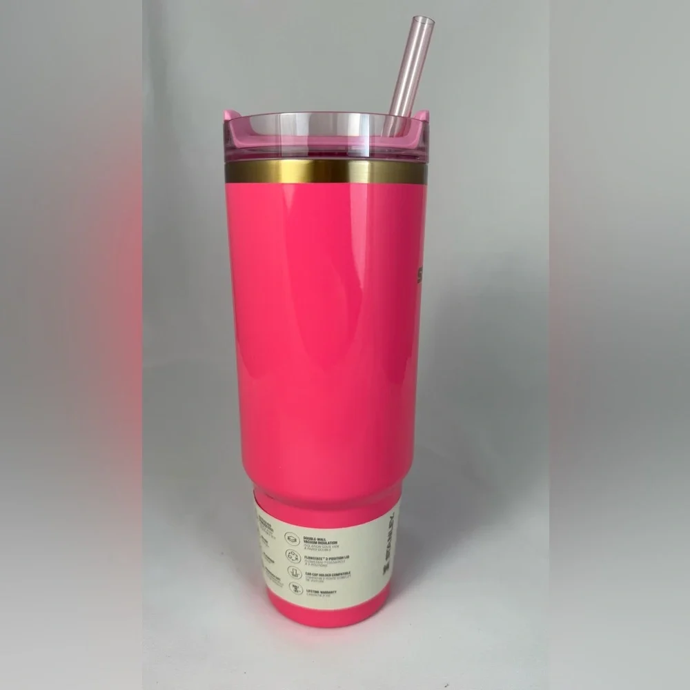 Stanley Flowstate Quencher 30oz Tumbler Pink‎ Parade - Picture 5 of 8